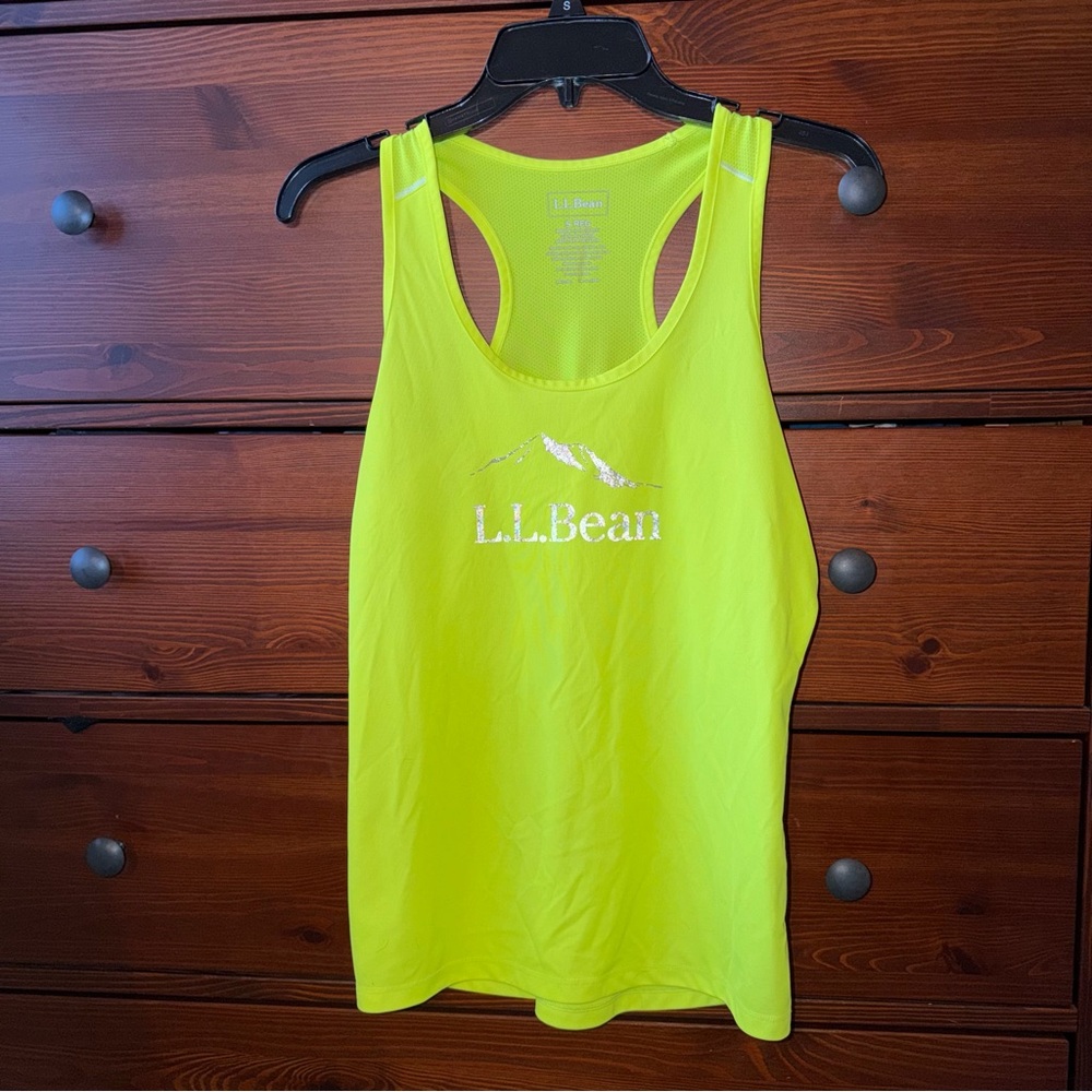 L.L. Bean Neon Yellow Tank Top